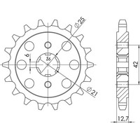 Ritzel P530 - Z17 (DIS.20502) Honda 500 Cb Four 71/79