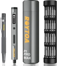 Mini Electric Screwdriver Set 3.7V, Precision Grey 