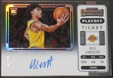 Max Christie 2022-23 Panini Contenders Playoff Ticket Autograph Rookie (80/99)