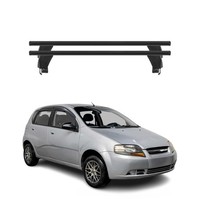 Menabo DachträGer GrundtäGer FüR Chevrolet Aveo T250 2005-2011 50Kg Alu Schwarz