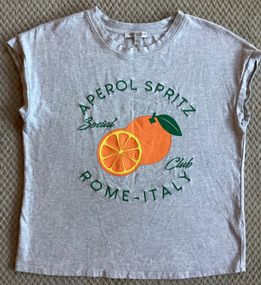 Aperol Spritz Social Club Rome-Italy Green Envelope Women's Sleeveless T-Shirt S