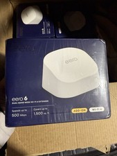 Amazon eero 6 high-speed wifi router  Supports speeds up to 900 Mbps  Alexa