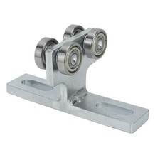 2pz Carrello Ruota Forma T Carrello a Rullo Saldato per Pista Sollevamento Elettrico Stabile