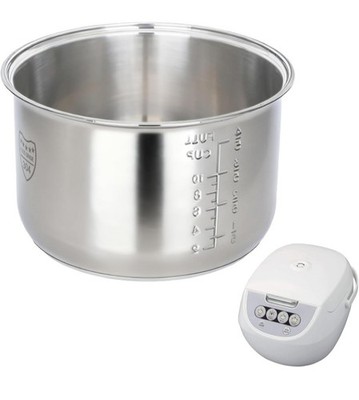 Rice Cooker 10 Cup Inner Pot Compatible with Tiger JBV-A18U Only,Non-Stick 304