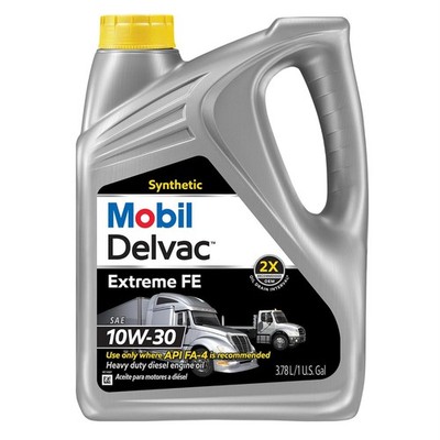 Mobil 1 122458-1 Delvac Extreme FE Motor Oil, 10W-30, 1 Gallon