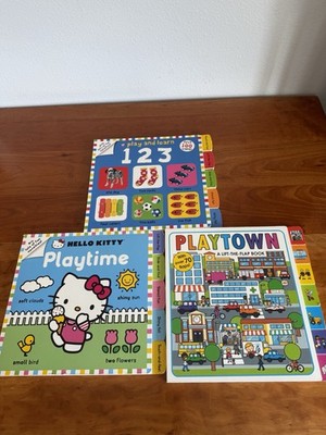 Priddy Books: Hello Kitty Playtime, Play & Learn 123, & Playtown