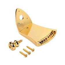 Metal Triangular Mandolin Tailpiece with Screws Musical Instrument Accessories