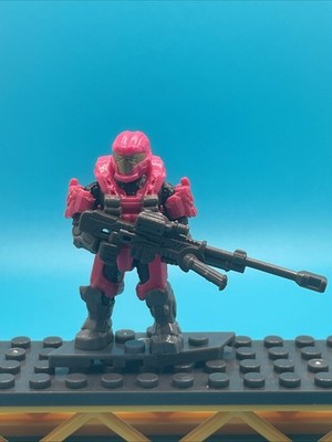 HALO INFINITE SERIES 3 MEGA CONSTRUX UNSC PINK SPARTAN JFO MINI FIGURE