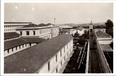 Carandiru Penitenciaria Partial View RPPC Postcard Sao Paulo Brazil Prison 1930s