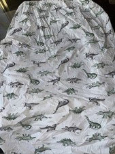 BURT'S BEES KIDS Fitted Crib Sheet DInosaur Organic Cotton Pastel Green/Brown d