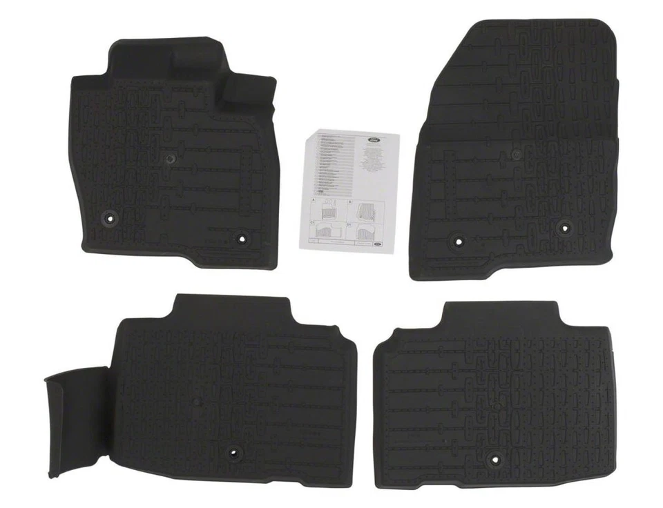 Ford Nautilus® 2019-2023 Floor Mat Liner Black Rubber All Weather Tray Set 4pc - Imagem 3 de 4