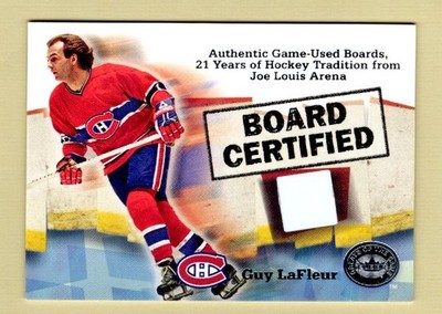 2001-02 Fleer Greats of the Game Board Certified Guy LaFleur (White Board)