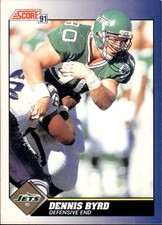 Dennis Byrd (Jets/Tulsa Golden Hurricane) - 1991 Score #94