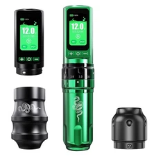 Mast Fold Pro Rotary Tattoo Pen 7 Strokes Wireless or Wire Battery Machine Kit