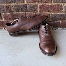 Allen Edmonds Park Avenue Cap-toe Oxford Dark Brown Dress Shoe Sz 12 D 5845