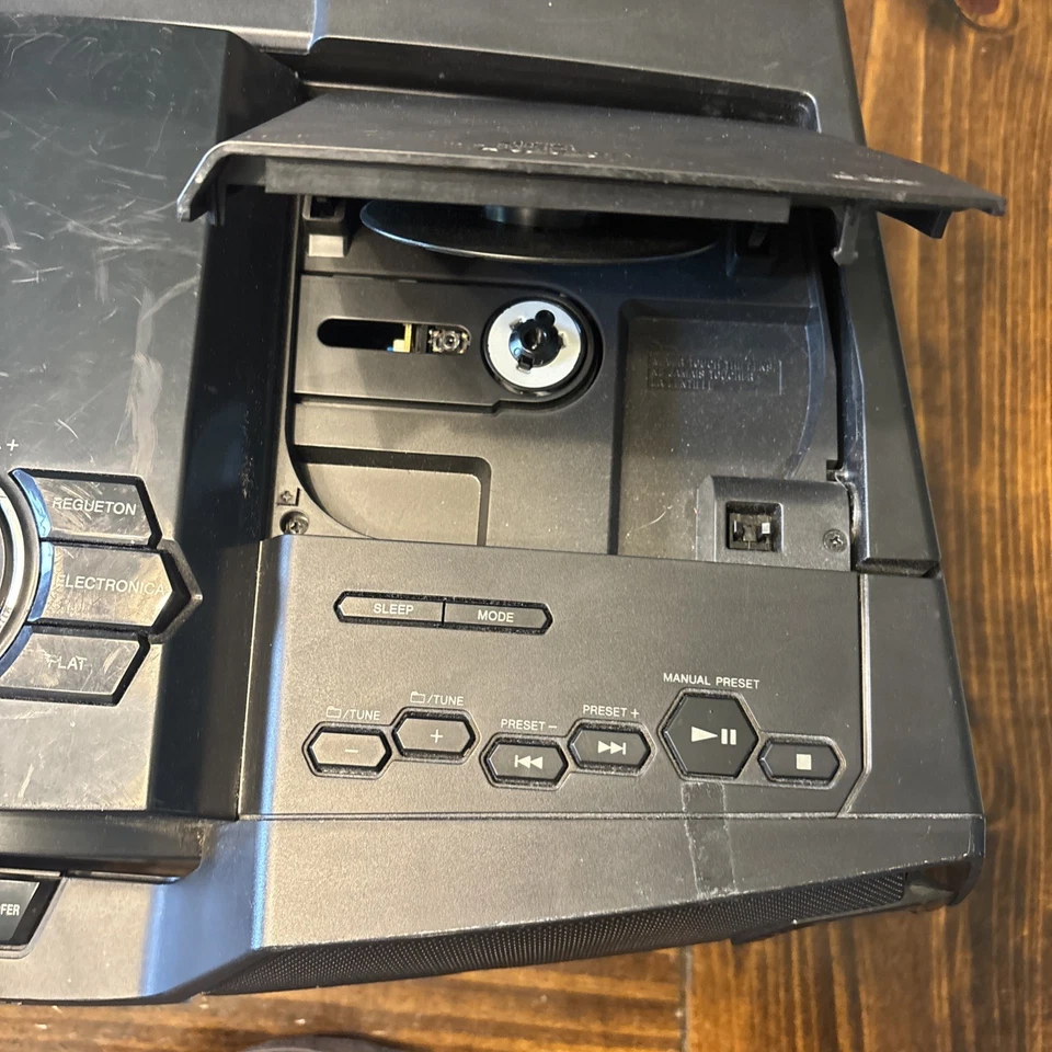 Sony ZS-BTG900 Audio System W/ Power Cord CD Player Bluetooth Radio Lights Bass - Image 3 of 4