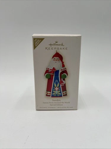 2009 Santas From Around The World Sweden HALLMARK Special Edition ORNAMENT NIB