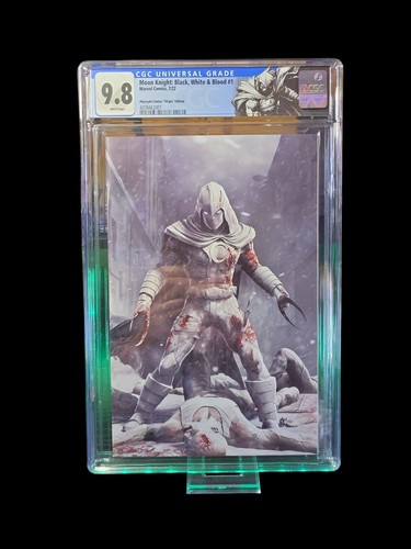 CGC 9.8 Moon Knight: Black, White And Blood #1 Pharcyde Comics Virgin Edition