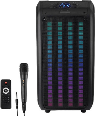 Supersonic IQ Sound Traveler 20-Watt Portable Backpack Speaker W LED Light FM