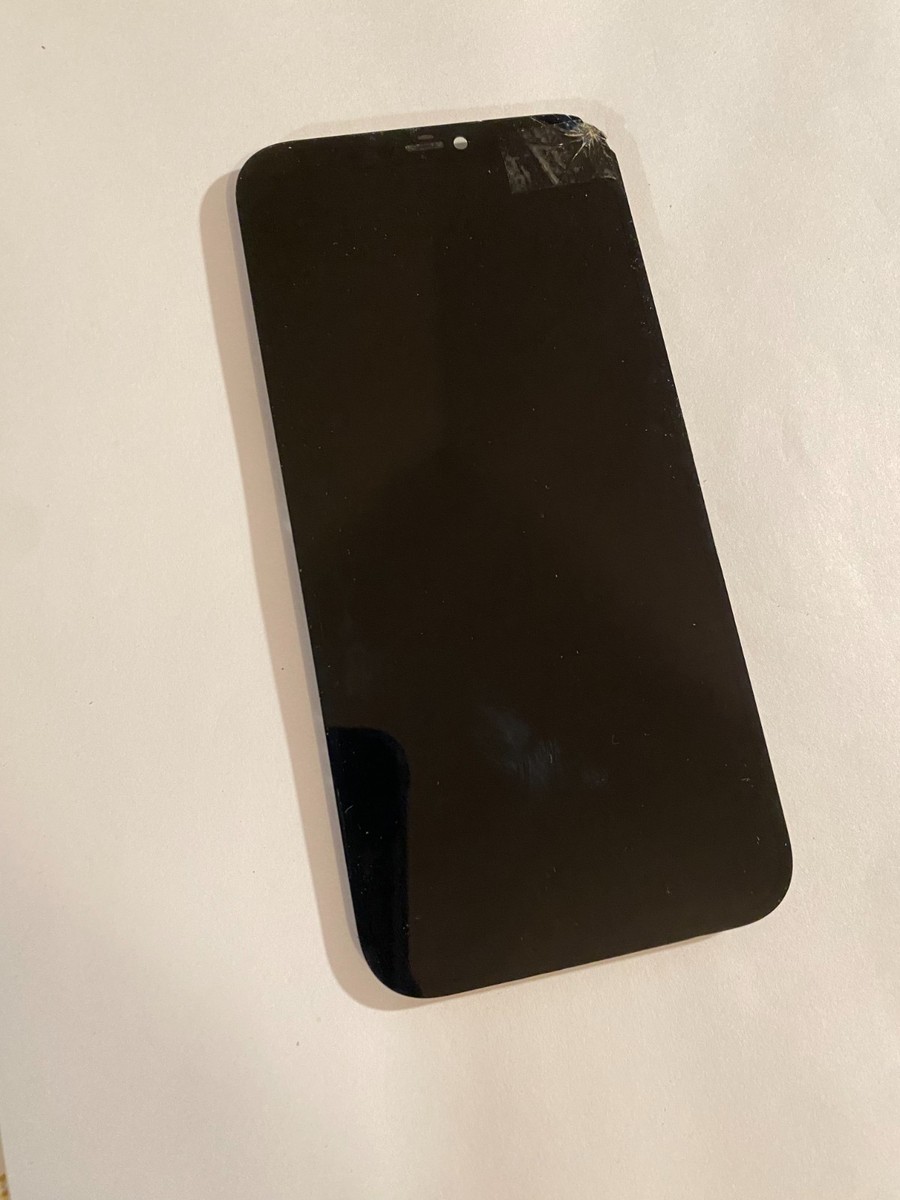 Apple iPhone 12 pro Max original cracked OLED screen Read parts | eBay