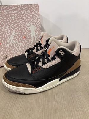 WORN ONCE Air Jordan 3 Retro Desert Elephant Black Size 11 CT8532-008 With Box