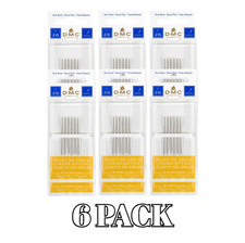 6 Pack DMC Size 26 Cross Stitch Needles Total 18 Needles - New Package