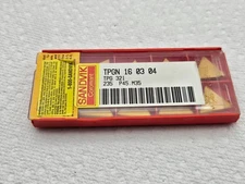 Sandvik Coromant TPGN 16 03 04 TPG 321 235 P45 M35 Carbide Inserts (Qty 10)