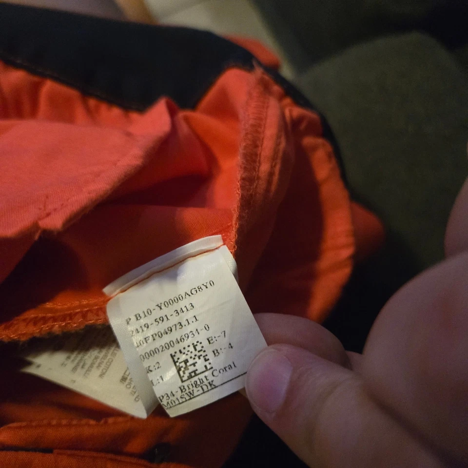 Boden Women’s Petite Size 6P Coral Red Ankle Pants Cotton Blend - Image 4 of 4