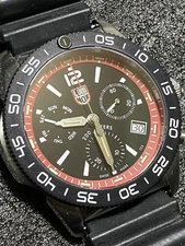 Luminox Pacific Diver 3140 3155 Quartz Watch 44mm Black Box Papers