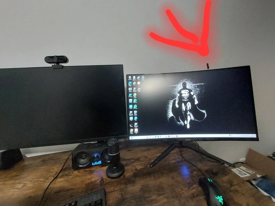 Gaming Monitor Acer 180hz Curved 27 Zoll