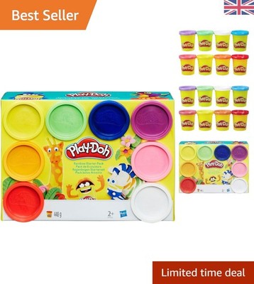 8 verschiedene Farben Knete Paket - Spaß Lernen mit kreativem Modellieren für Kleinkinder