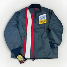 VTG Chevrolet-Pontiac-Canada Group Safety Club Jacket Medium Blue Lined USA NWT!