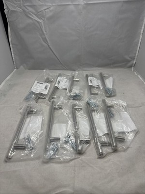 NEW LOT OF 10 AMEROCK 2000806 PULLS 128 mm Center Polished Nickel 7 3/8 