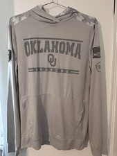 Colosseum Oklahoma OU Sooners OHT Black Hooded Shirt Men S Military Hoodie USA