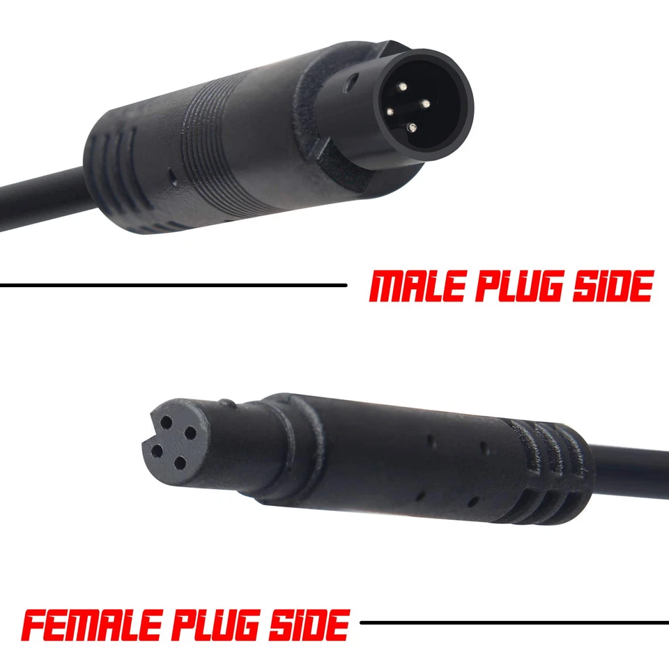 Extension Cord Dash Cam Backup Camera Rear View Mirror Camera Recorder Cable (4- - Image 3 of 4