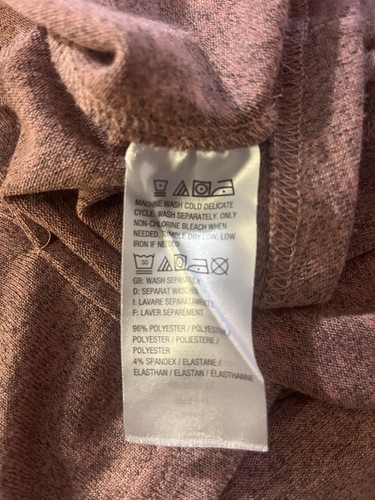 Damen D&CO Mauve Rosa Langarm V-Ausschnitt Pullover Oberteil mit Seitentaschen Gr. L - Bild 5 von 6