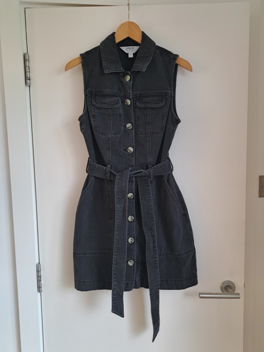 miss selfridge denim shirt dress Miss Selfridge - Denim Shirt Dress - Women - Cotton - 4 US