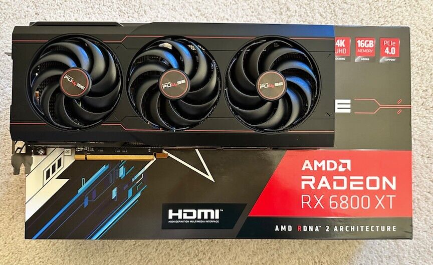 SAPPHIRE PULSE AMD Radeon RX 6800 XT 16GB GDDR6 Graphic Card