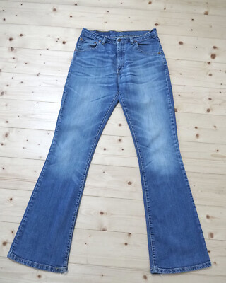 Levi's 525 Damen Jeans Hose W32 L34 Bootcut Destroyed ZD528