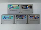 Nintendo Super Famicom Rockman 7 X X2 X3 Forte Megaman set Japan SFC USED