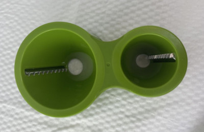Microplane Spiral Slicer Green Ribbon Cuts Vegetable Zucchini Noodles Carrots