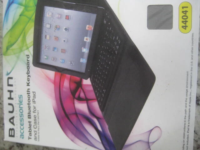 BAUHN Tablet Keyboard and Case iPad 2/3/4 bluetooth wireless NEW In Box - Image 2 of 4