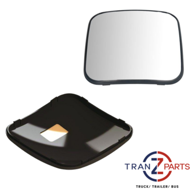 HEATED WIDE ANGLE MIRROR GLASS FITS RH OR LH - Bison Parts