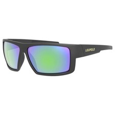 Leupold Switchback Matte Black Emerald Mirror Lens Performance Eyewear 179093