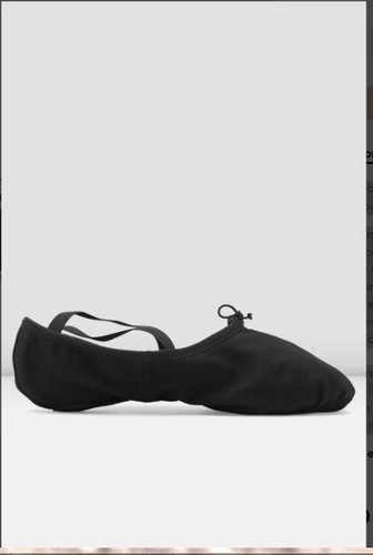 Men's leather ballet shoes Bloch Pump S0278M Black split sole All leather - Picture 2 of 4