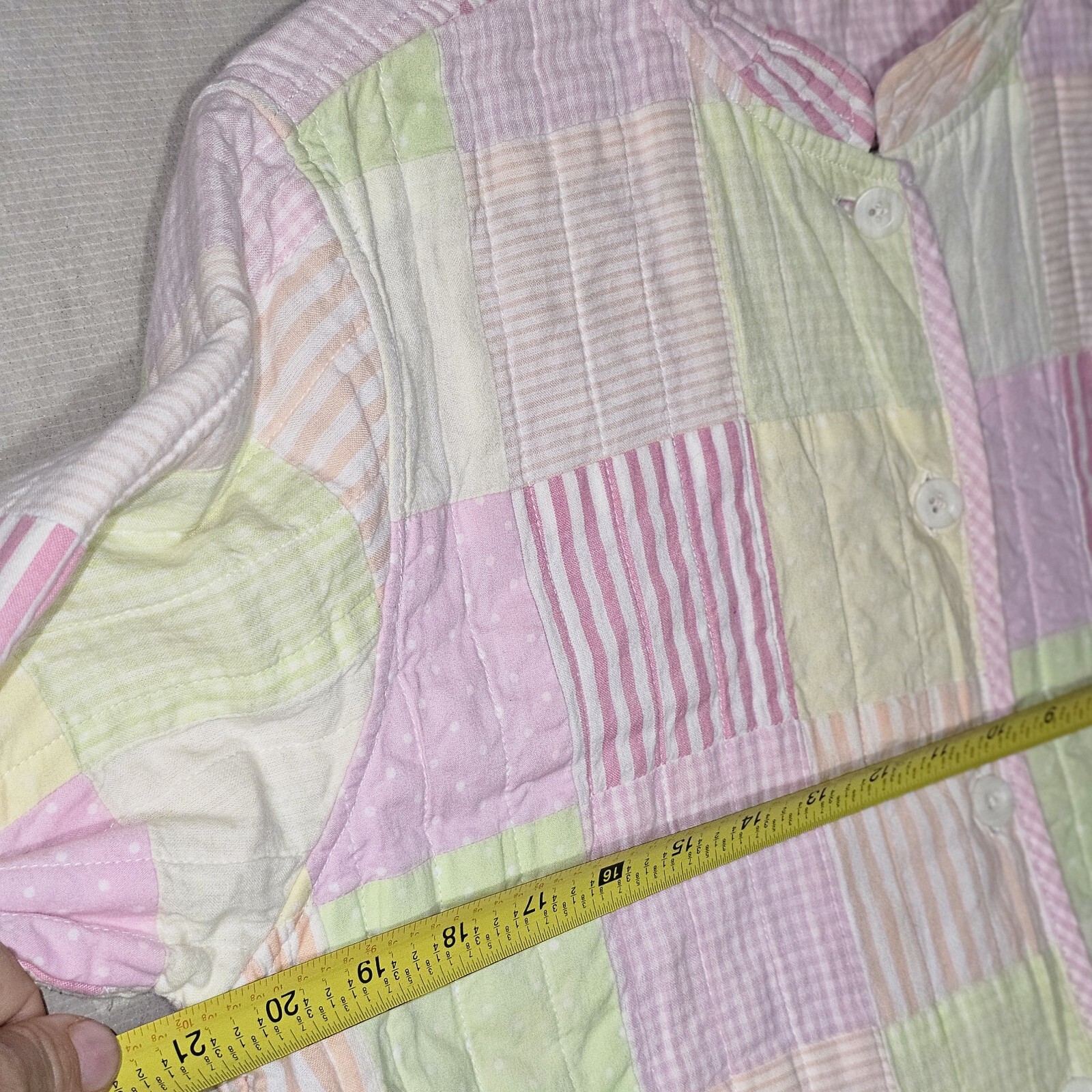 Handmade Quilted Patchwork Feeding Jacket Women's… - image 10