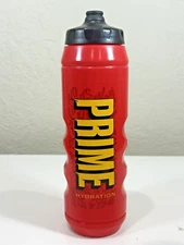 IShowSpeed 30 oz  PRIME Hydration Squeeze  Bottle Red And Yellow New In Stock