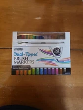ArtSkills Brush Markers, 50 Count FREE shipping. 