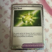 Sun Seed 027/034 Trading Card Game Classic Holo