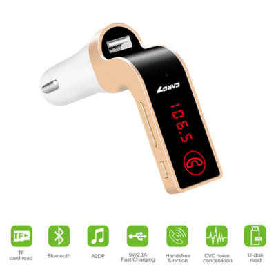 Car USB Charger Wireless Bluetooth FM Transmitter Hands-free Mp3 Radio Player